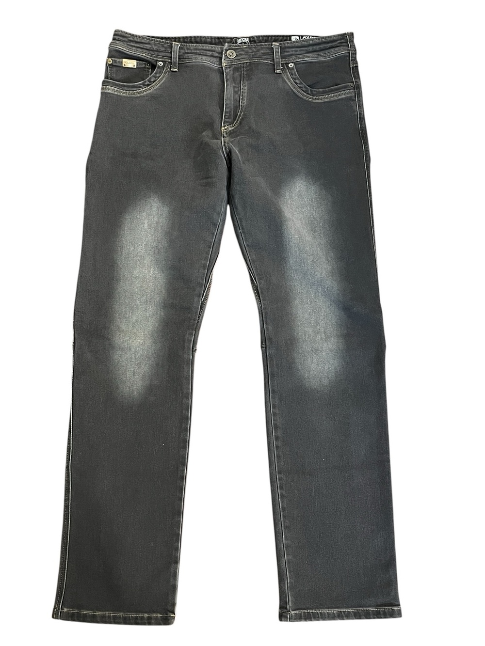 Kuhl Sharp Shootr Jeans 38x34 Gray Straight Leg Stretch Free Ryde Performance